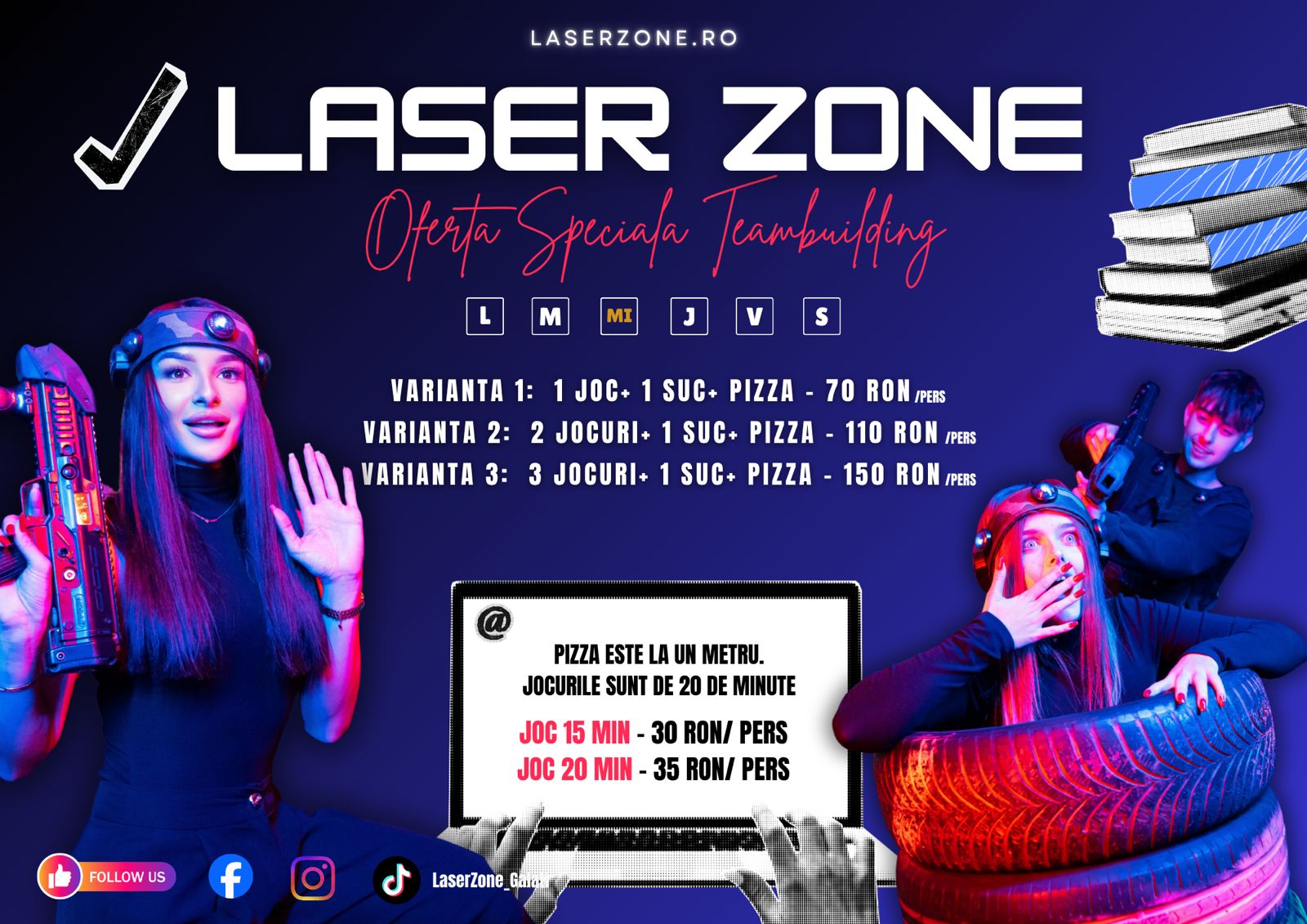 Oferta Specială Școala Altfel · Teambuilding - Laser Zone Galați