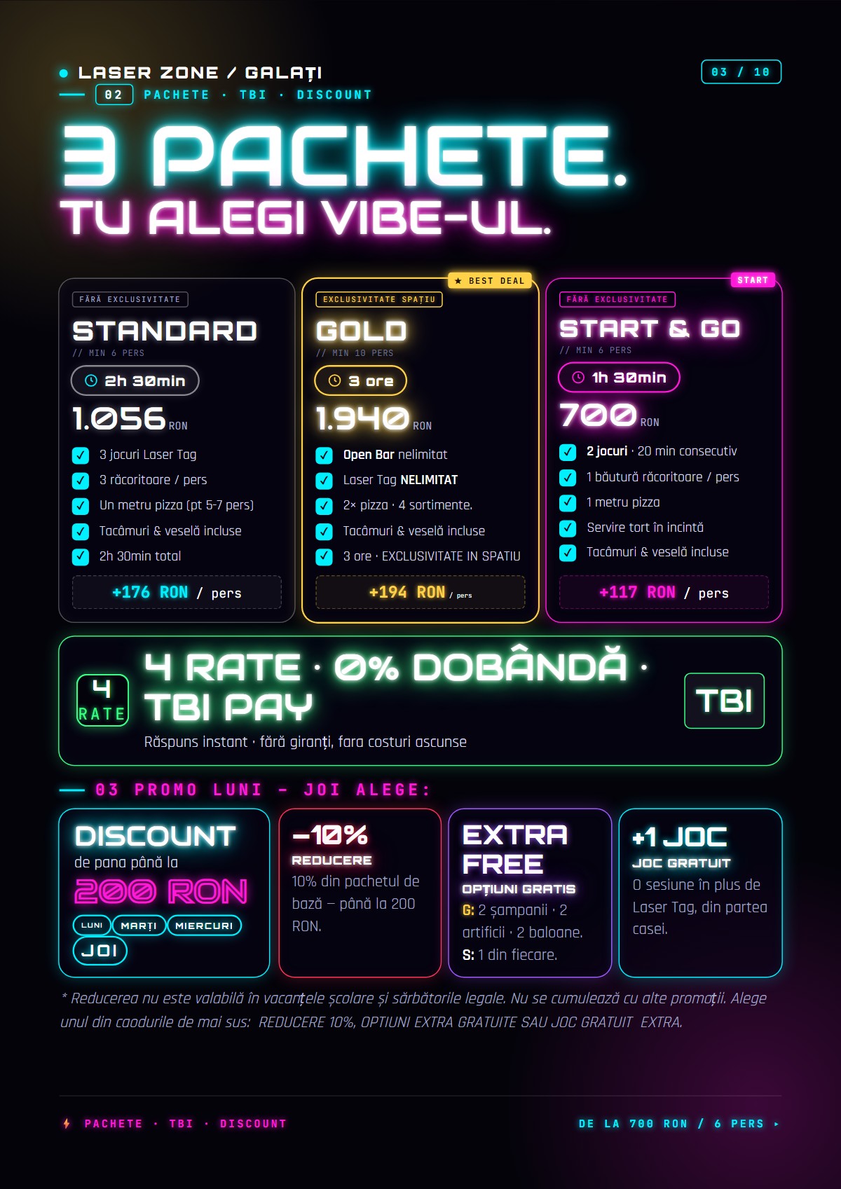 Pachete eveniment Laser Zone — pagina 3