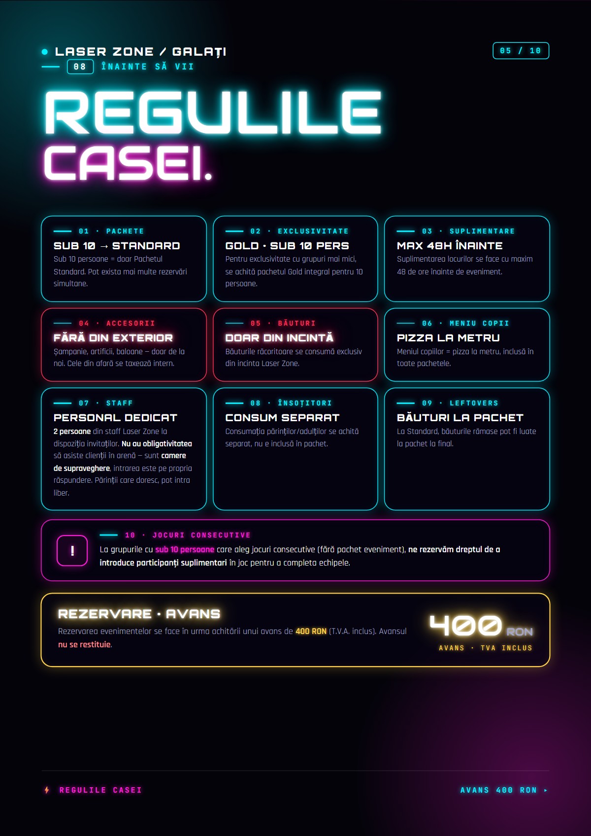 Pachete eveniment Laser Zone — pagina 5